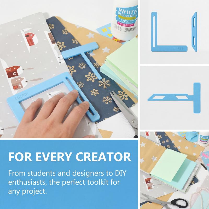 Bookbinding Supply Kit - 6Pcs Bookbinding Stencil Scrapbooking Tool Kit