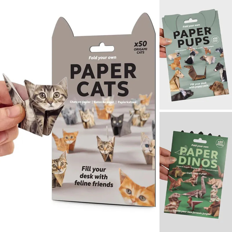 Art Craft Dinosaur - Creative DIY Origami Paper Set 50
