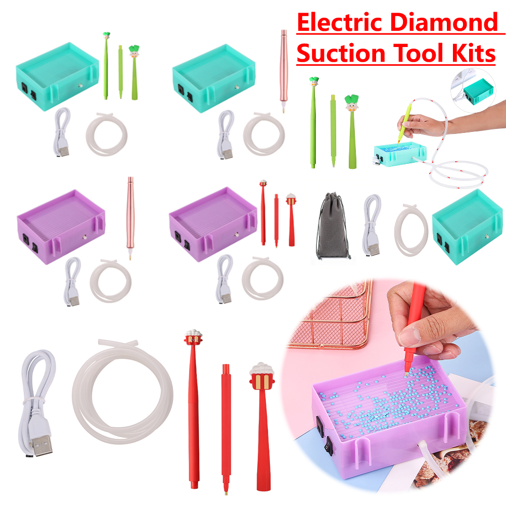 Art Craft Kits - Portable Vacuum Diamond Painting Pen Kit