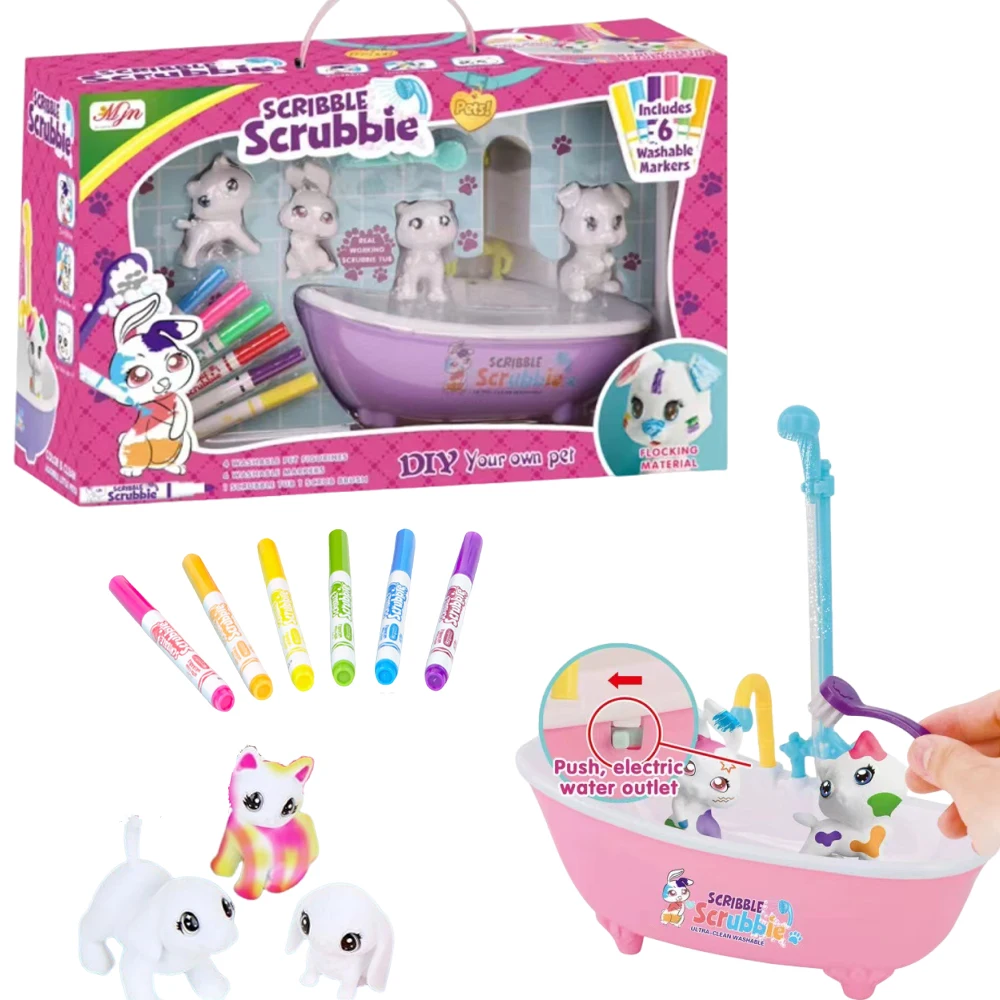 Art And Craft Zoo Animals - Kids Magic Zoo Coloring Toy Washable