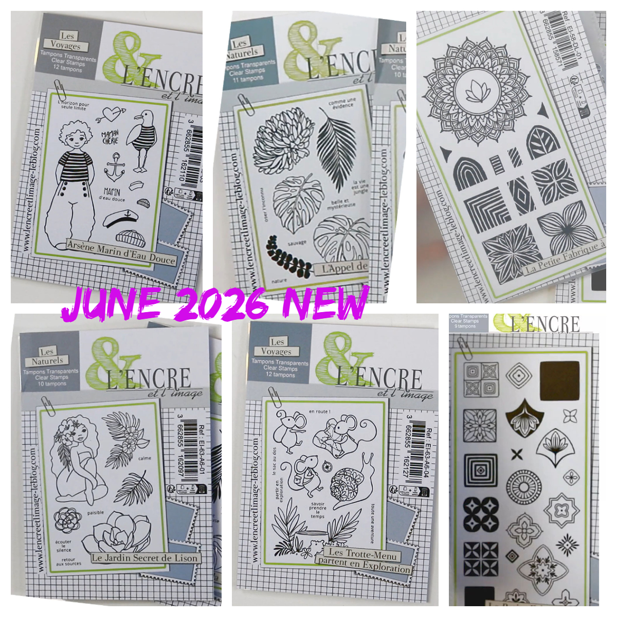 Rubber Stamp Blank - New in June 2026 Les Petits
