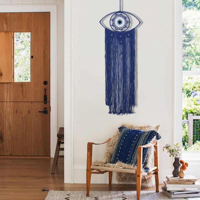 Art Craft Decoration - Nordic Handwoven Evil Eye Tapestry Turkish