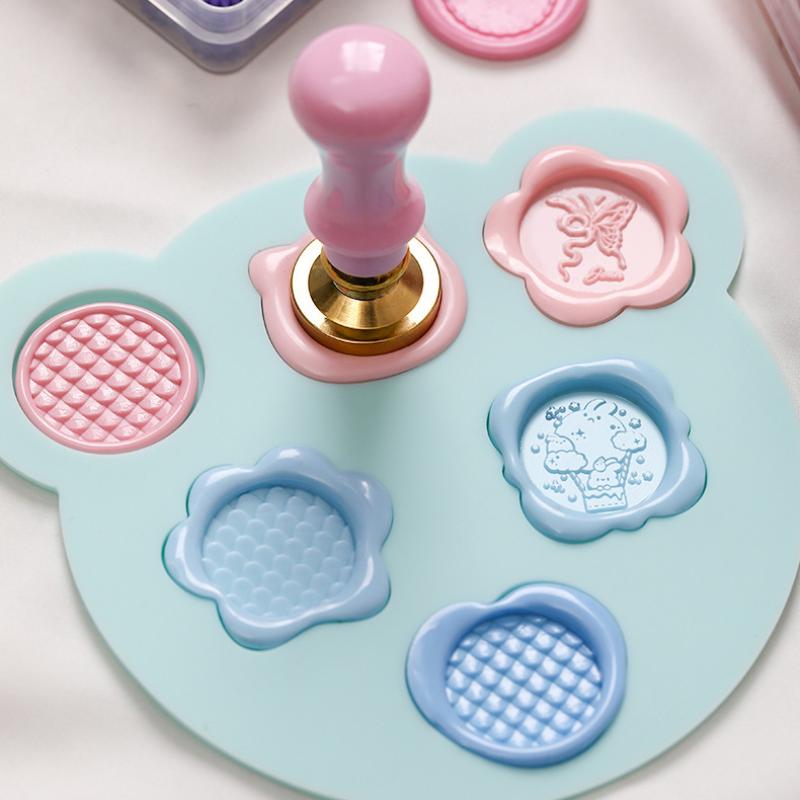 Rubber Stamp Blank - Wax Seal Stamp Silicone Mold Pad