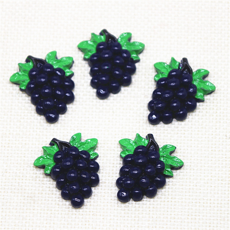 Art Craft Japan - 10pcs Grape Fruit Resin Flat back