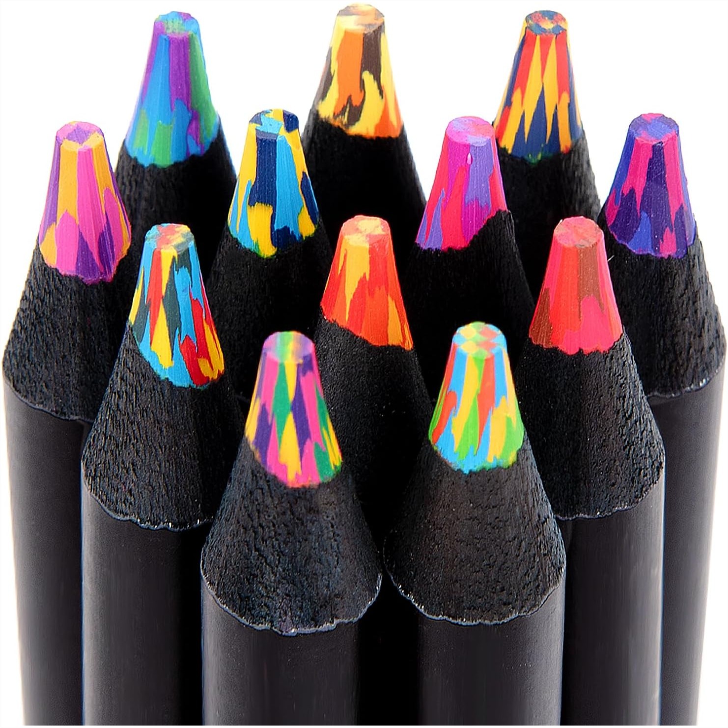 Art Craft Rainbow - 12 Rainbow Colored Pencils, Arts and