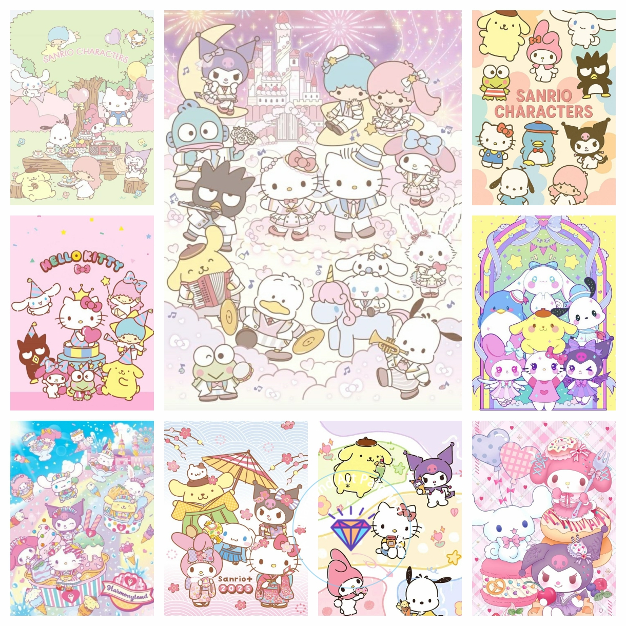 Art Craft Japan - Sanrio Family Collection AB Diamond Painting