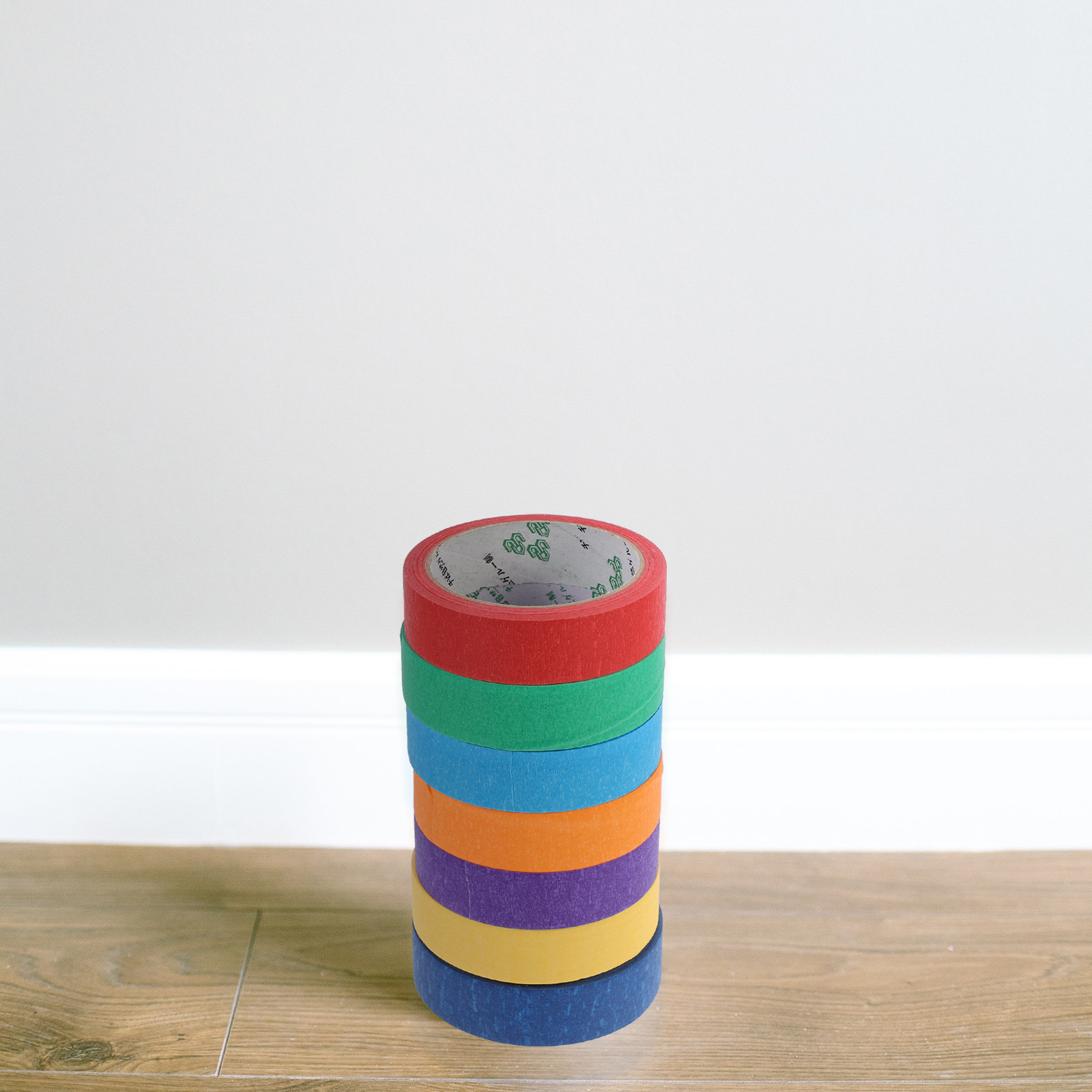 Wallpaper Art And Craft - 7 Rolls Colored Masking Tape Premium