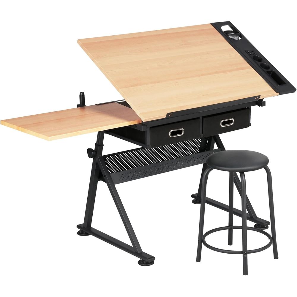 Art & Craft Toys For Kids - Height Adjustable Drating Table Ding Table