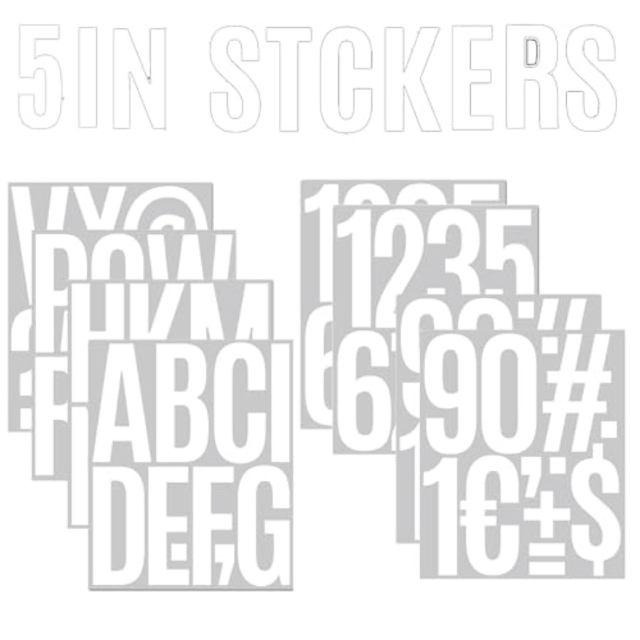 Letter Stickers 8 Sheets Mailb - Art Craft Letter A avis et prix
