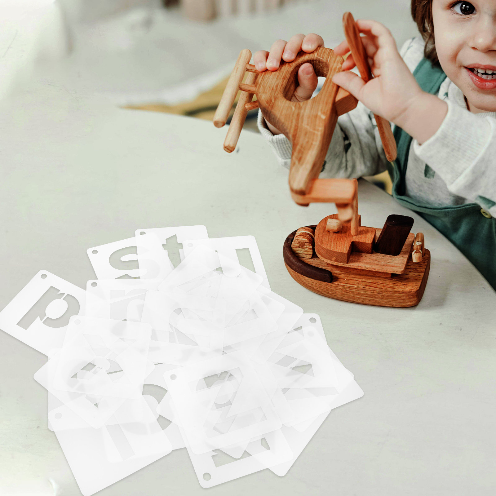 1Set Reusable A-Z Alphabet Ste - Art Craft Letter A avis et prix