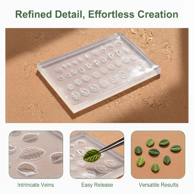 3D Mold Silicone Nail Art Deco - Art Craft Leaves avis et prix