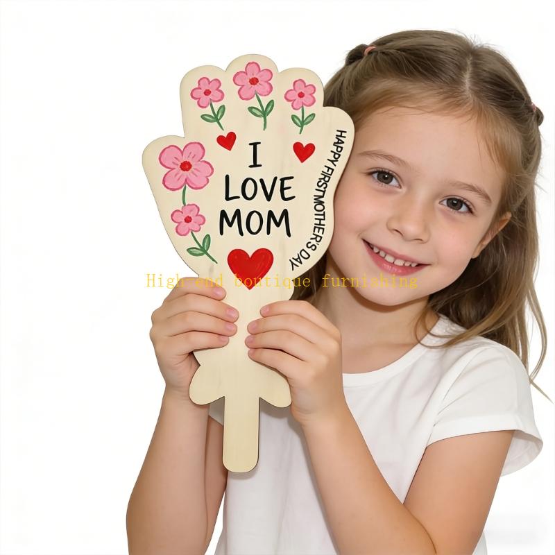 L9NB Wooden Hand Painted Flowe - Art And Craft For Mother'S Day avis et prix