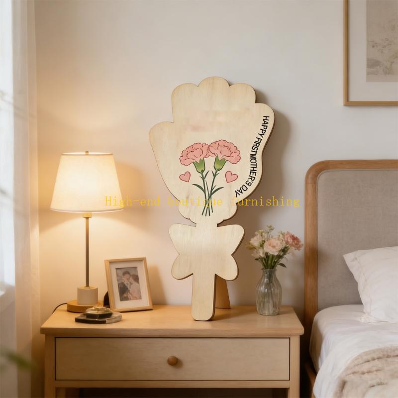 L9NB Wooden Hand Painted Flowe - Art And Craft For Mother'S Day avis et prix