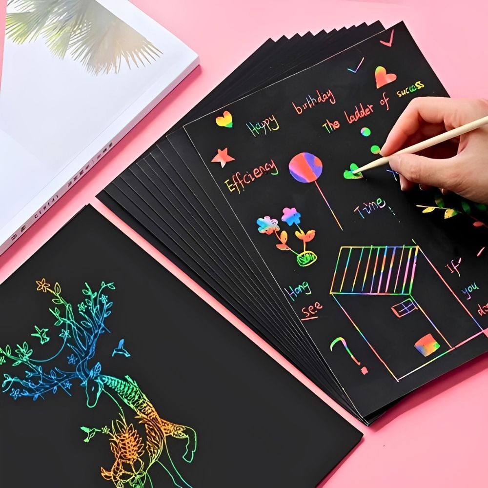 20pcs 16K/32K Rainbow Scratch  - Art Craft Rainbow avis et prix