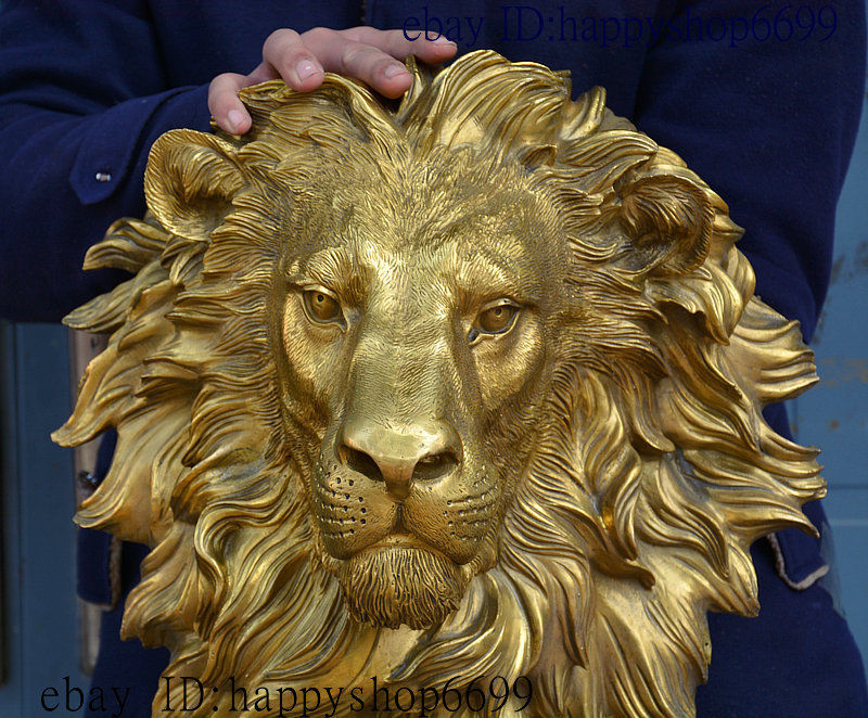 42 CM China Brass Copper Fengs - Art Craft Lion avis et prix
