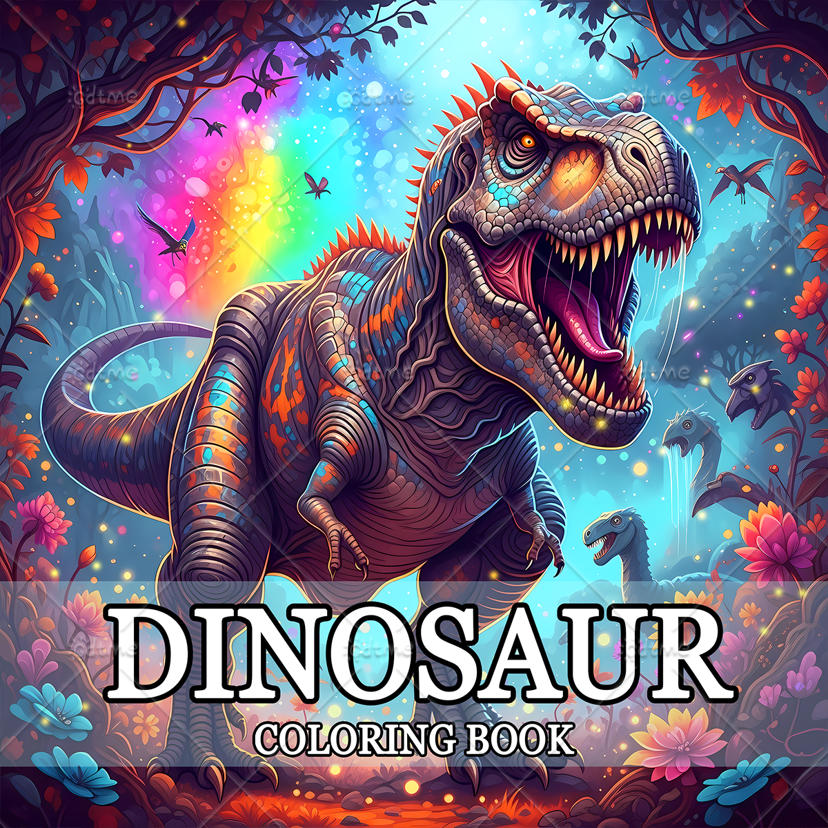 DINOSAUR Coloring Book Adult R - Art Craft Dinosaur avis et prix