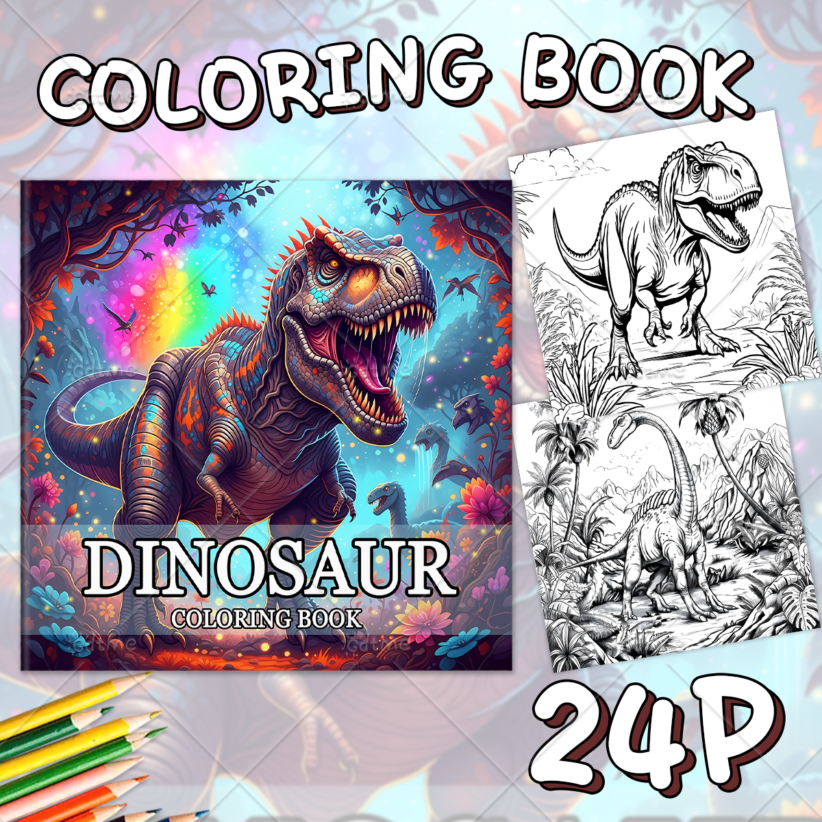 DINOSAUR Coloring Book Adult R - Art Craft Dinosaur avis et prix