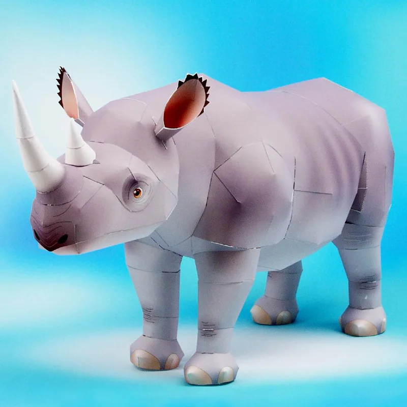 Rhinoceros Hook-lipped Handmad - Art Craft Center avis et prix