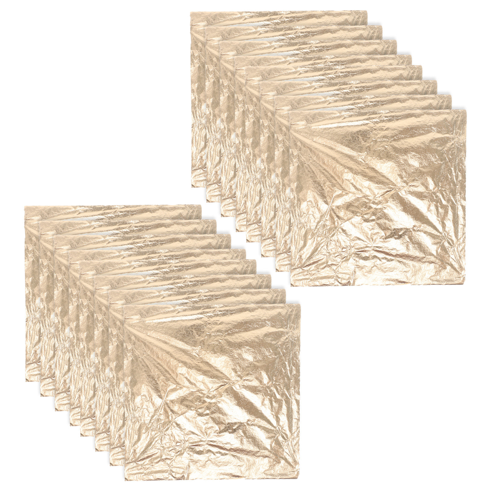 100 Sheets Gold Foil Sheets 14 - Art Craft Leaves avis et prix