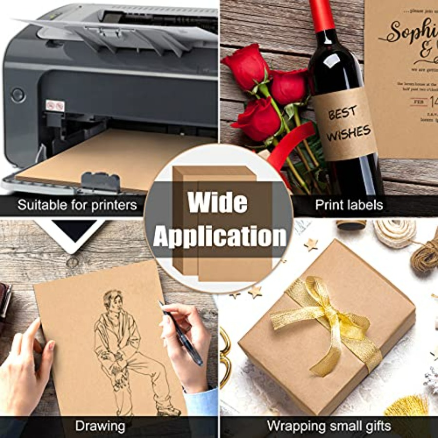 60 Sheets Kraft Paper 8.5 x 11 - Art Craft Letter A avis et prix