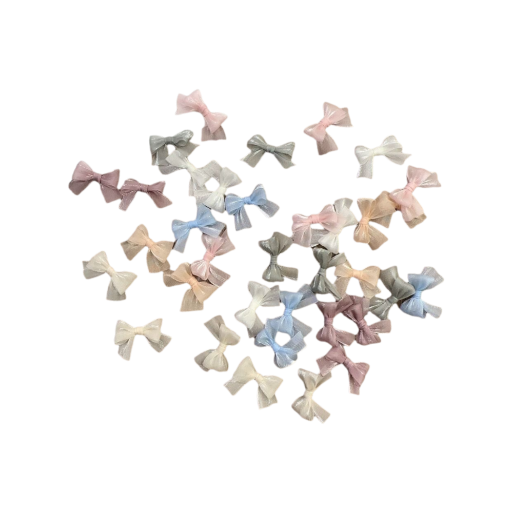 10Pcs Colorful Bow Pearlescent - Art Craft Yarn avis et prix