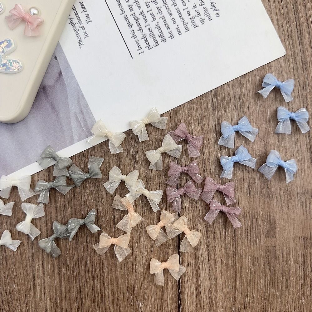 10Pcs Colorful Bow Pearlescent - Art Craft Yarn avis et prix