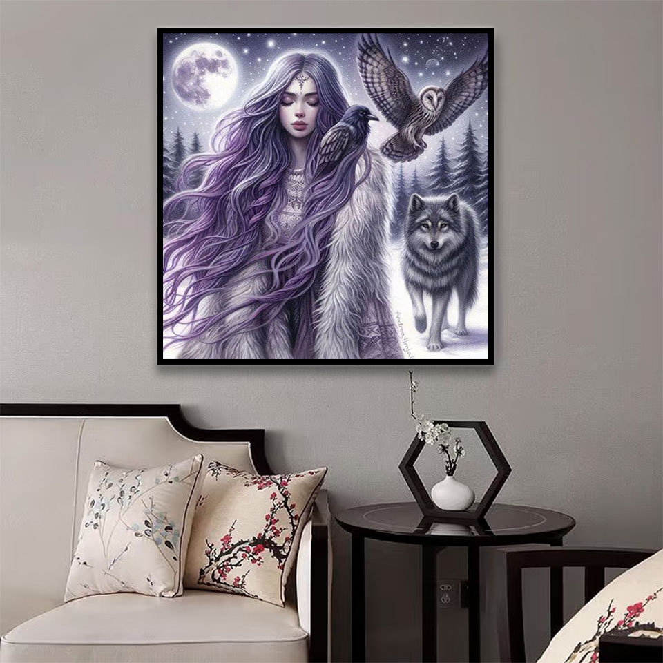 5D DIY Diamond Painting: Woman - Art Craft Lion avis et prix