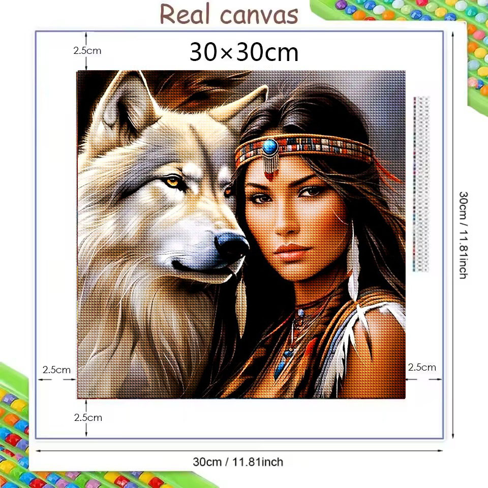 5D DIY Diamond Painting: Woman - Art Craft Lion avis et prix