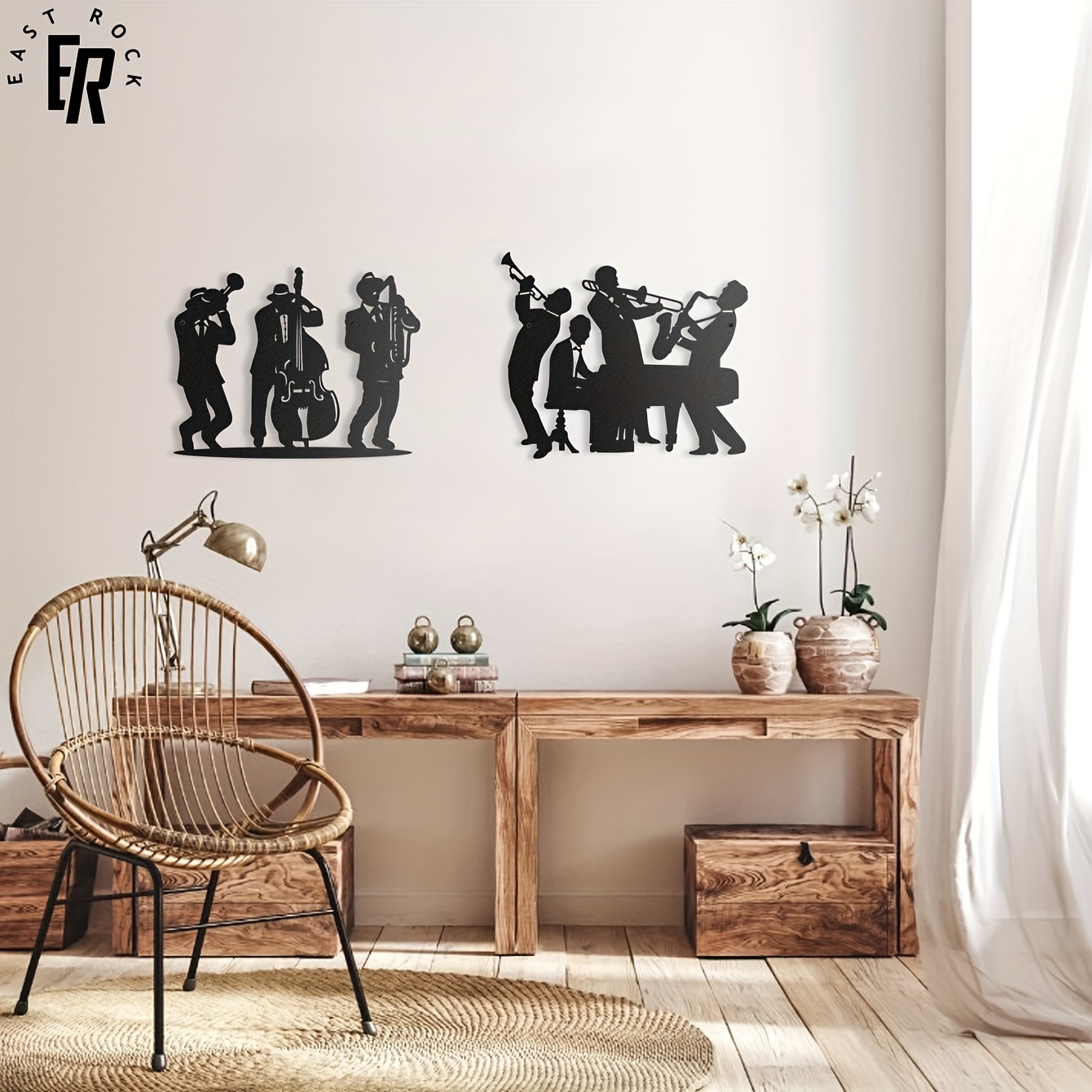 Metal Musician Silhouette Wall - Art Craft Cafe avis et prix