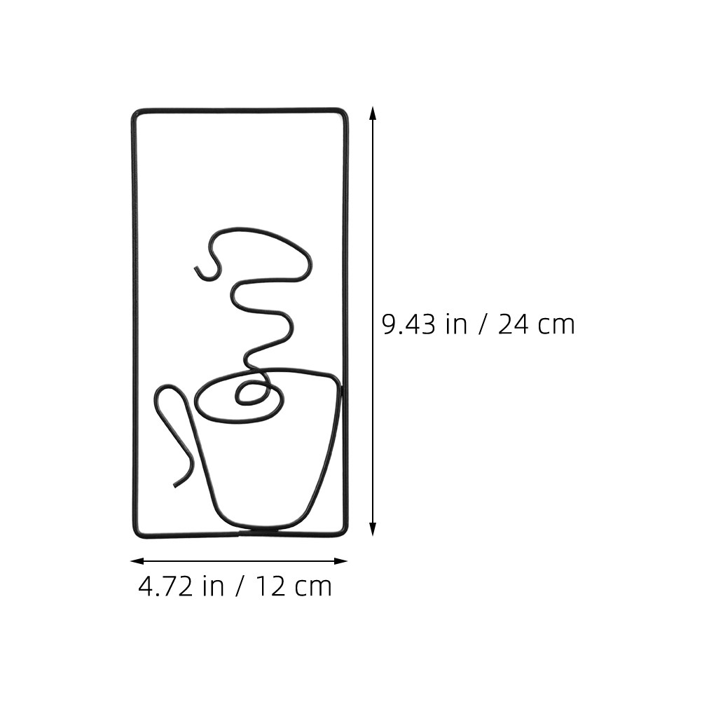 3Pcs Coffee Wall Art Iron Craf - Art Craft Cafe avis et prix