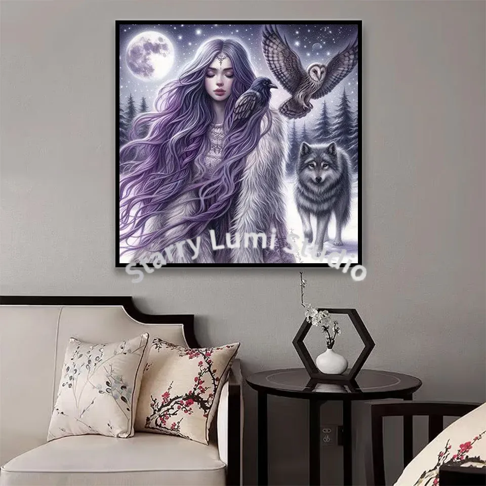5D DIY Diamond Painting: Woman - Art Craft Lion avis et prix