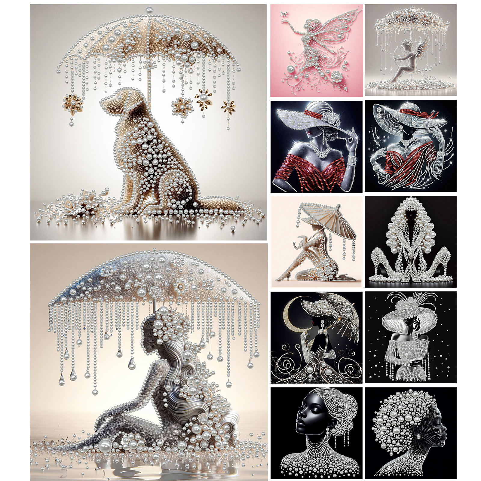 Elegant Lady Full 5D DIY Pearl - Art Craft Decoration Ideas avis et prix