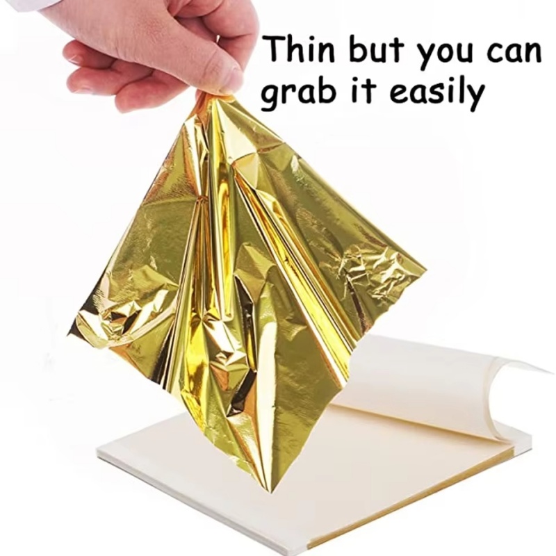 100 Sheets DIY Nail Gold Leaf  - Art Craft Leaves avis et prix