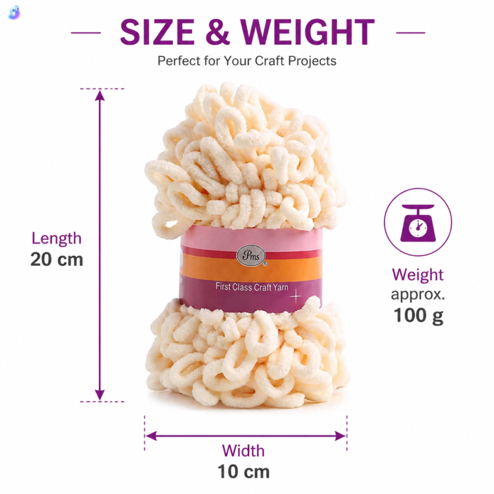 100% Polyester Finger Loop Yar - Art Craft Yarn avis et prix