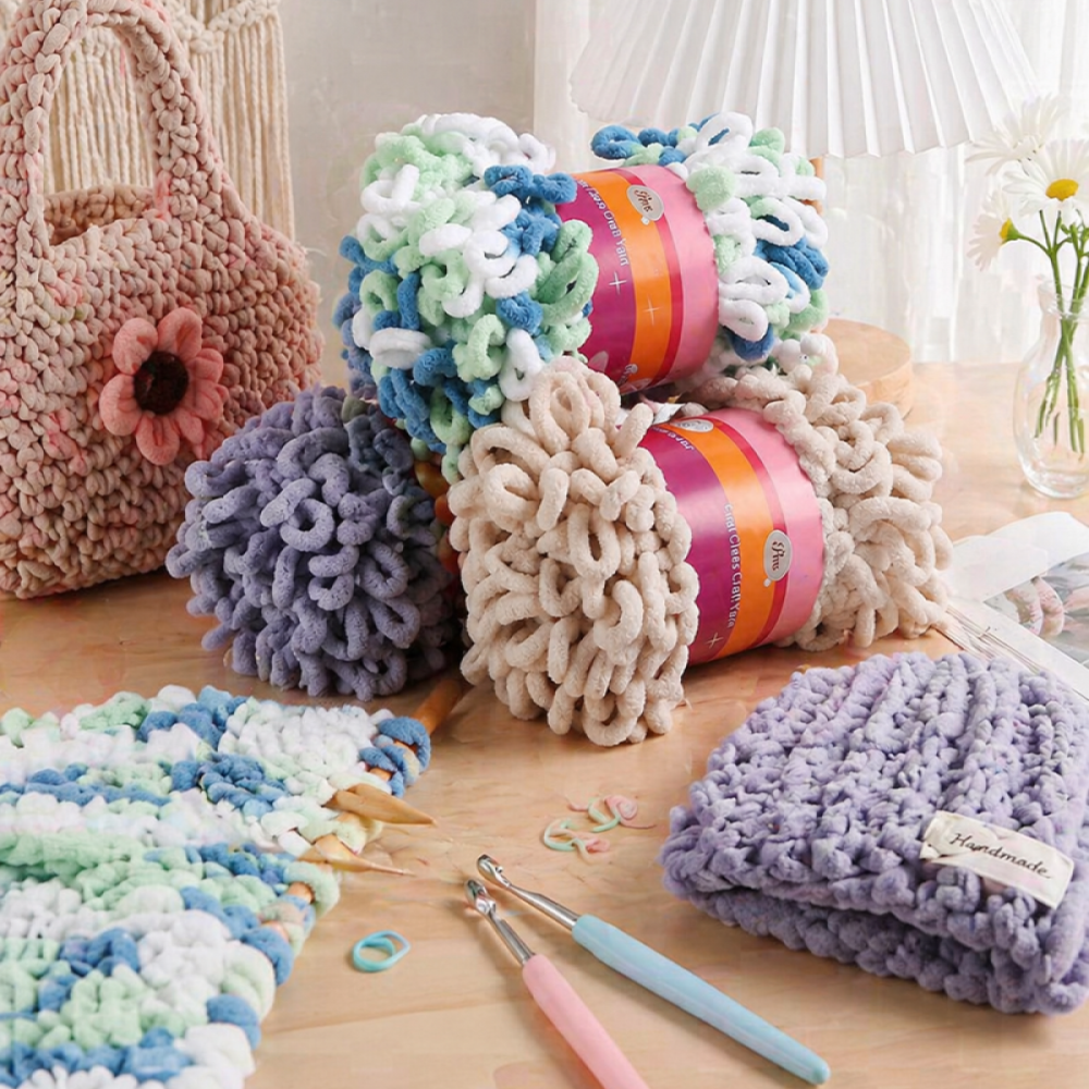 100% Polyester Finger Loop Yar - Art Craft Yarn avis et prix