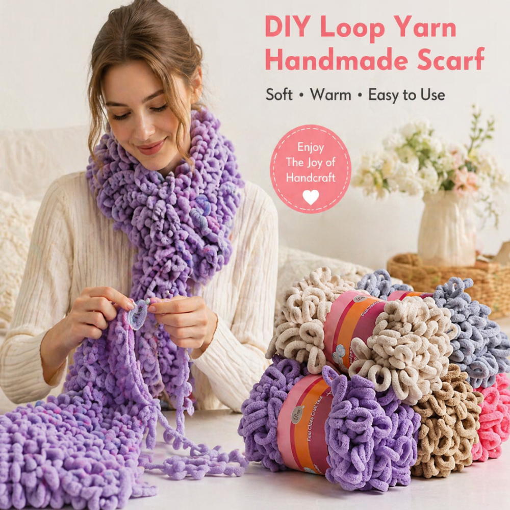 100% Polyester Finger Loop Yar - Art Craft Yarn avis et prix