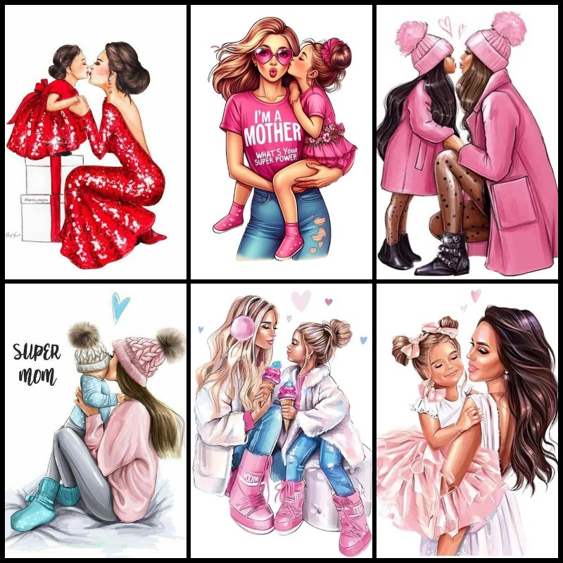 Mother Daughter Art Hobby 5D D - Art And Craft For Mother'S Day avis et prix