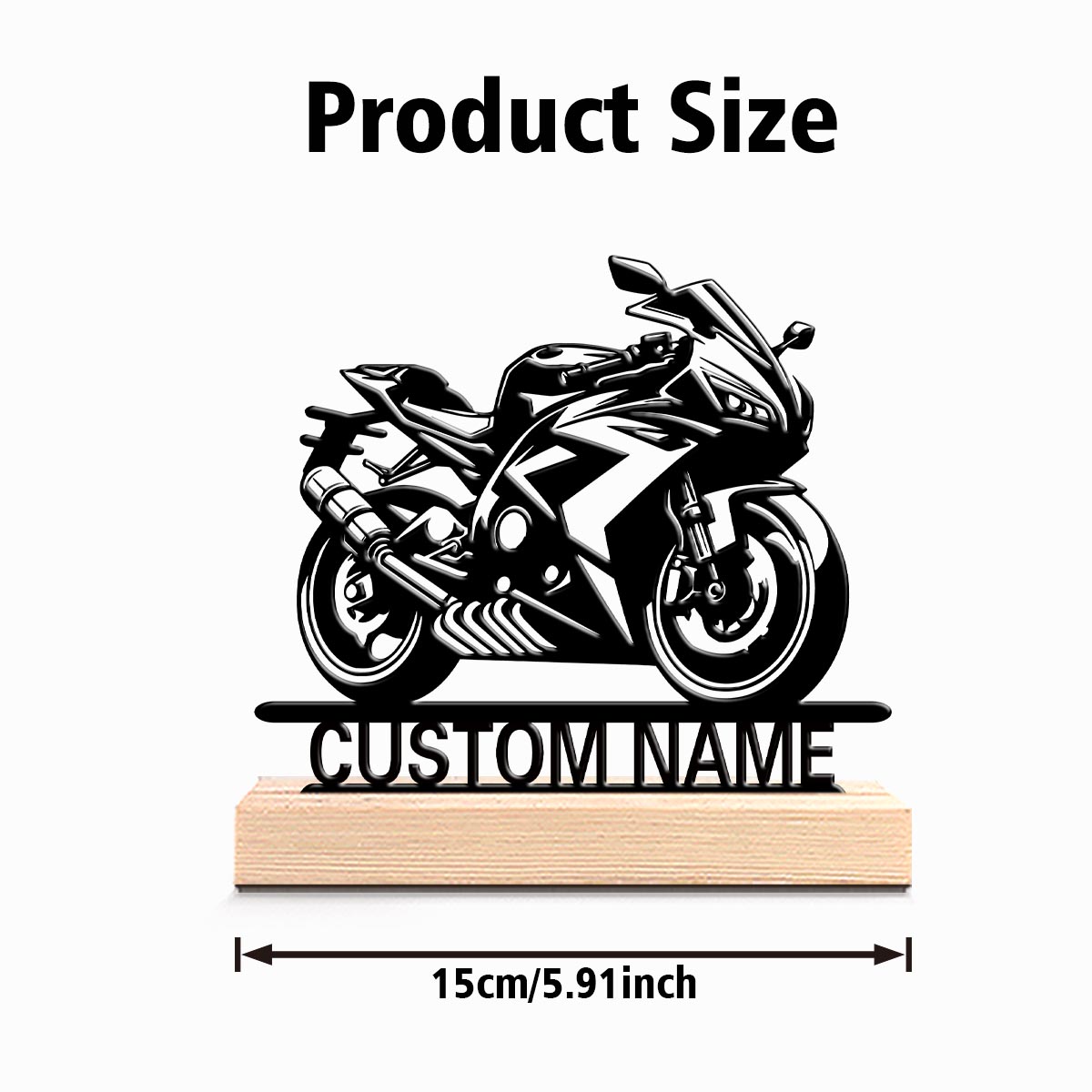 1pc Abstract cool motorcycle C - Art Craft Letter A avis et prix