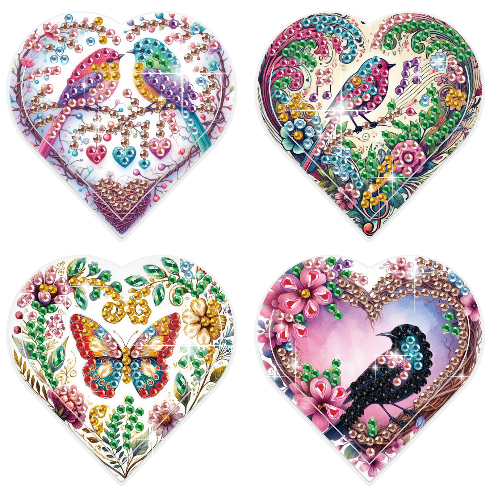 4PCS Diamond Painting Heart Sh - Art Craft Kits avis et prix