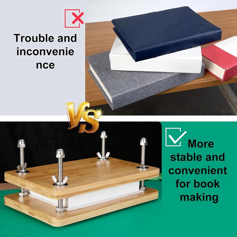 Book Bookbinding, Wooden Bambo - Bookbinding Supply Kit avis et prix