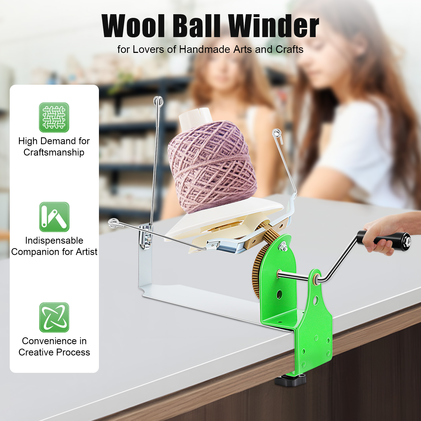 Portable Wool Ball Winder 400- - Art Craft Yarn avis et prix