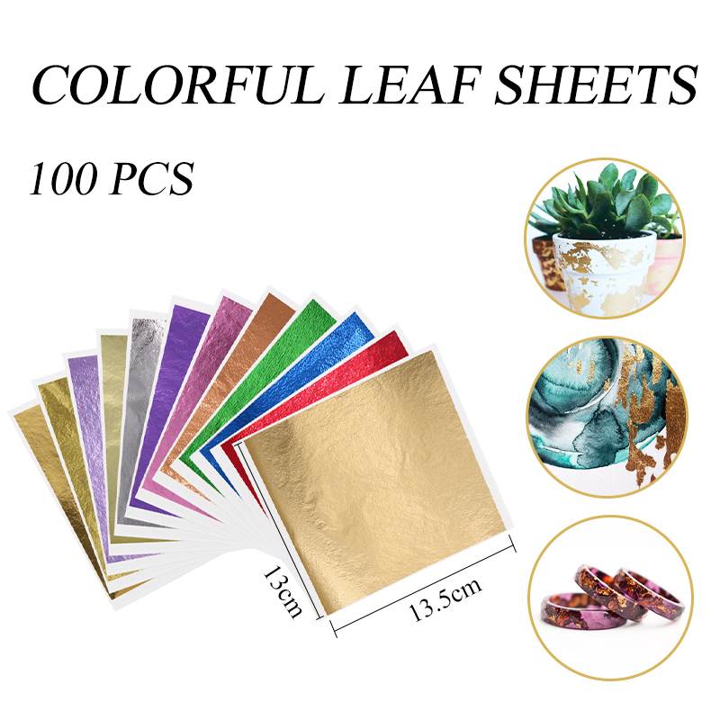 13x13.5cm Black Foil Paper Gol - Art Craft Leaves avis et prix