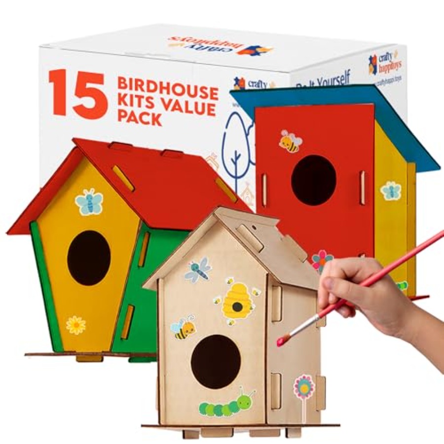 Kit - Unfinished Wood Bird Hou - Art Craft Kits avis et prix