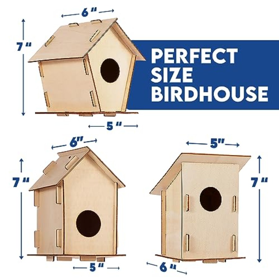 Kit - Unfinished Wood Bird Hou - Art Craft Kits avis et prix