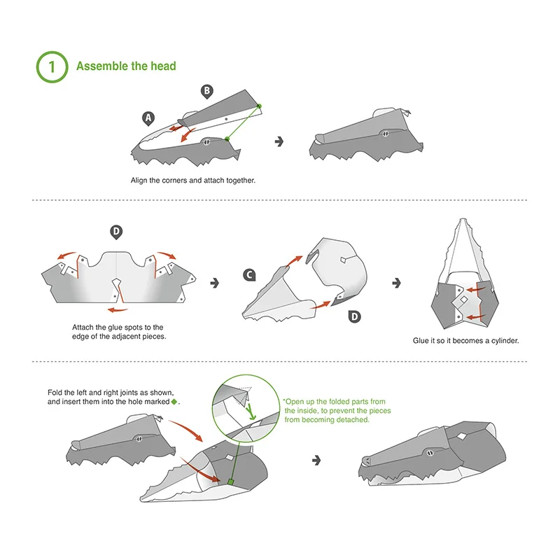 Crocodile Folding Origami Art  - Art Craft Center avis et prix