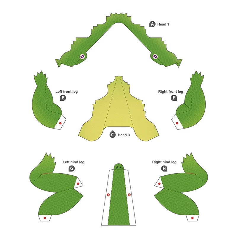 Crocodile Folding Origami Art  - Art Craft Center avis et prix