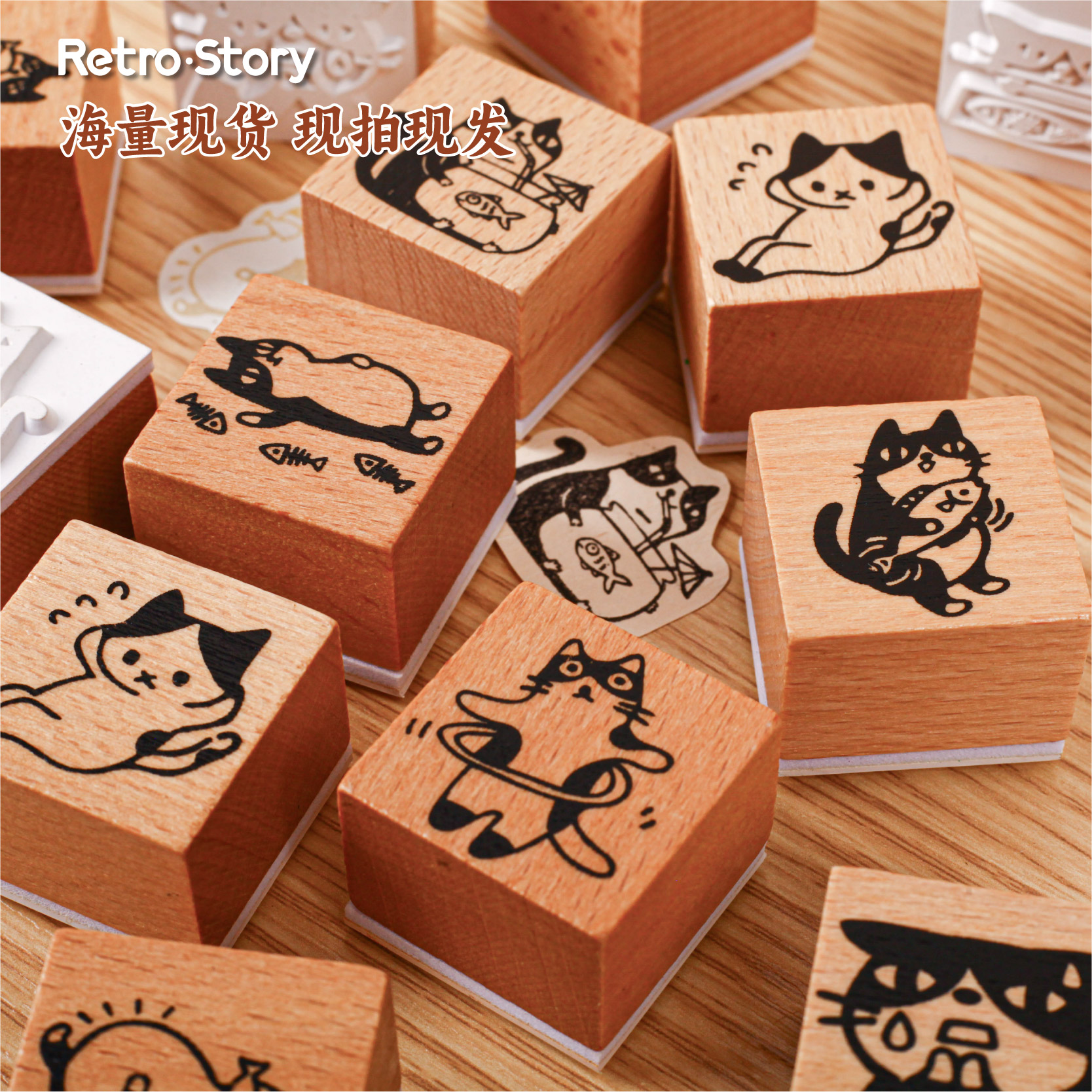 1pc Alphabet Stamps Vintage Wo - Rubber Stamp Blank avis et prix