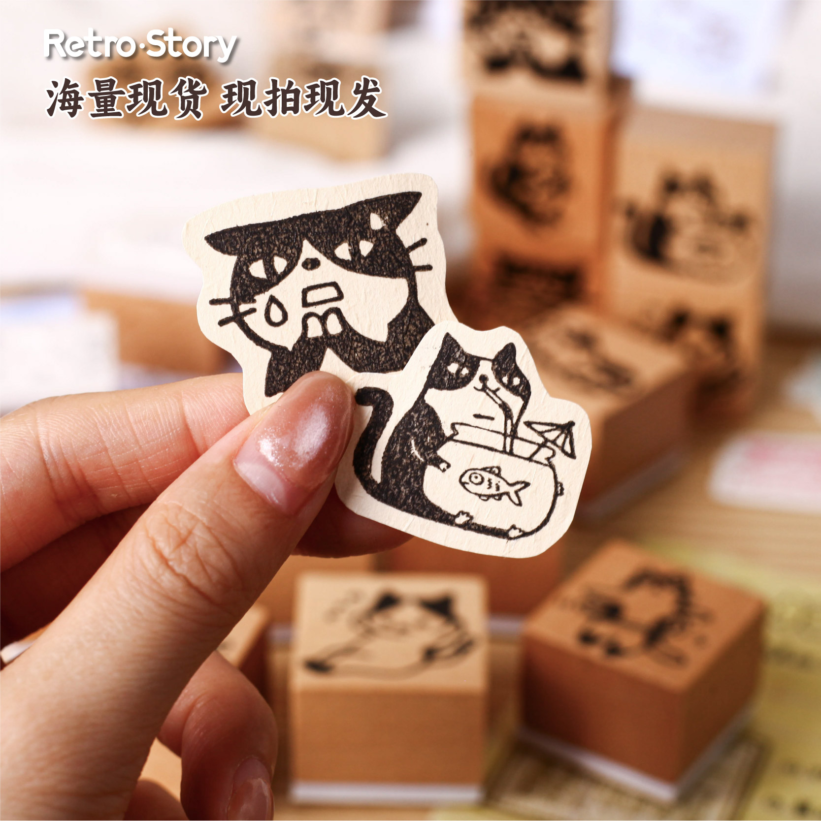 1pc Alphabet Stamps Vintage Wo - Rubber Stamp Blank avis et prix