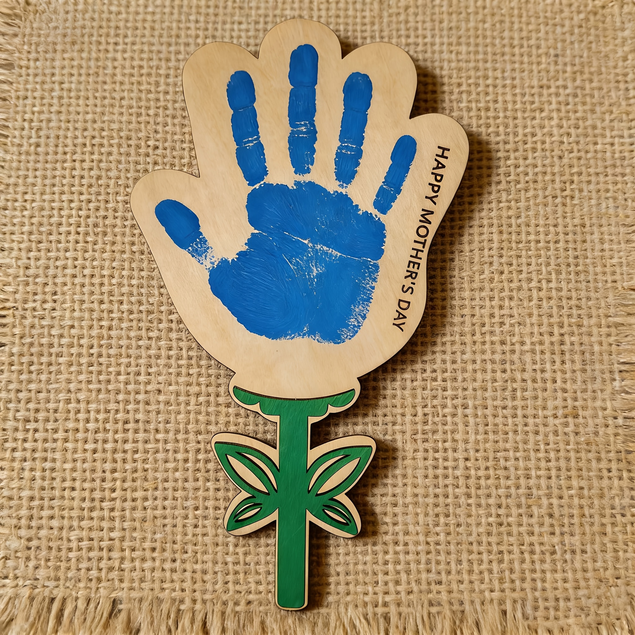 Mother’s Day Wooden Handprint  - Art And Craft For Mother'S Day avis et prix