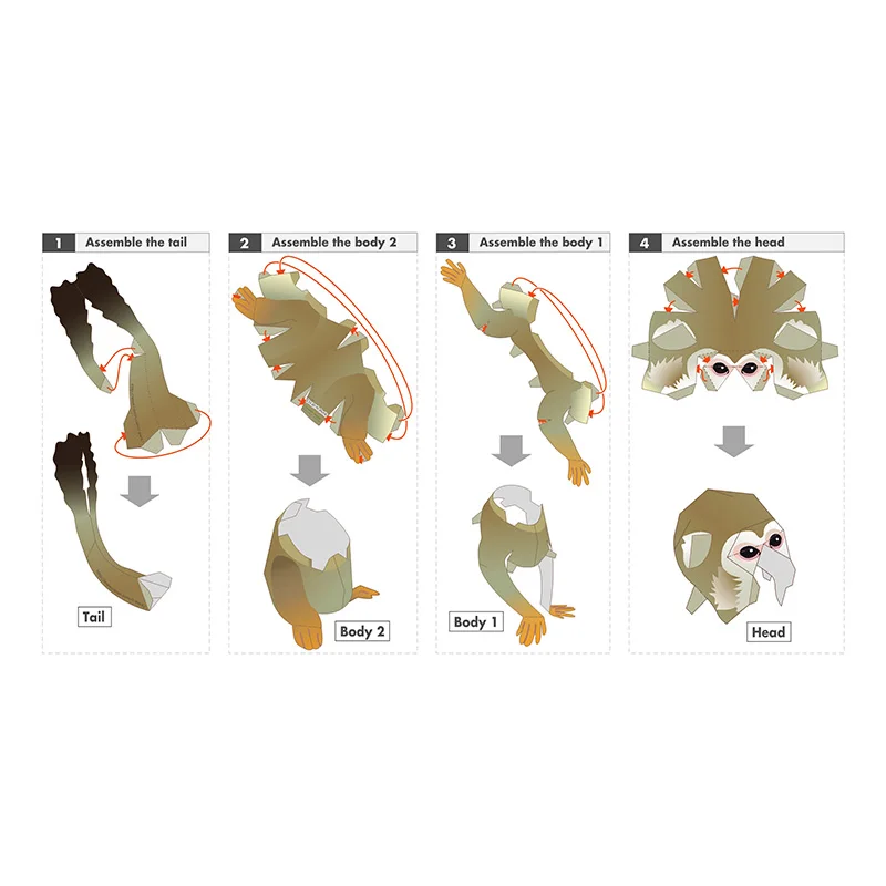 Squirrel Monkey Origami Art Fo - Art Craft Center avis et prix